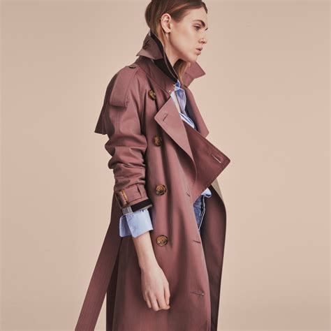 burberry tropical gabardine trench coat antique rose|authentic burberry trench coats.